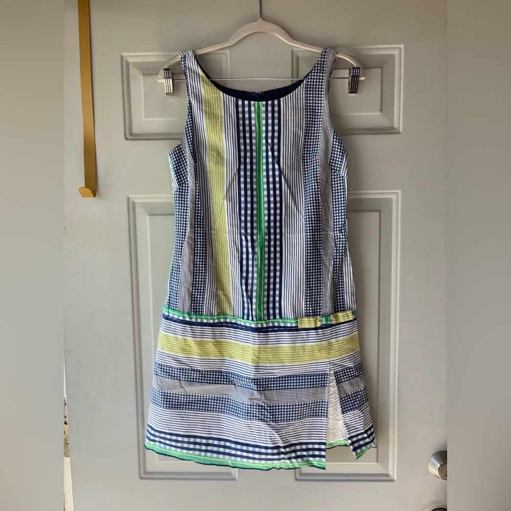 Anna Sui Y2K style plaid romper dress size 2